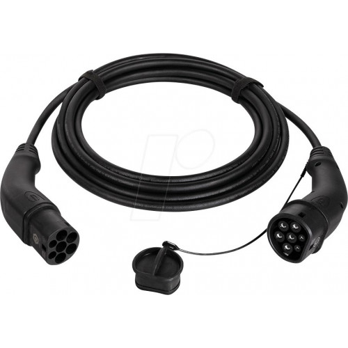 Cable tipo 2, para vehículos eléctricos, 22 kW, 10,0 m.