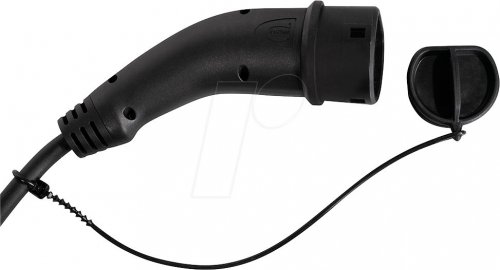 Cable tipo 2, para vehículos eléctricos, 22 kW, 5 m, espi