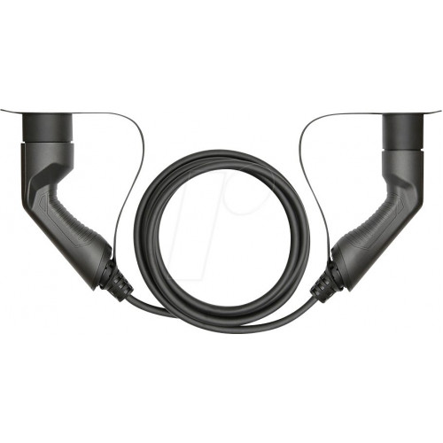 Cable tipo 2, para vehículos eléctricos, 3,6 kW, 3 m.