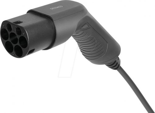 Cable tipo 2, para vehículos eléctricos, 3,6 kW, 7 m.