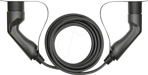 Cable tipo 2, para vehículos eléctricos, 7,6 kW, 5 m.