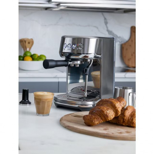 Cafetera automática Sage SES500BSS4EEU1 Bambino Plus Plata