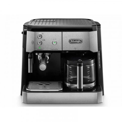 Cafetera Combinada DeLonghi BCO421.S 1750 W Negra Metálica con Jarra