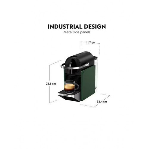 Cafetera de cápsulas automática Krups Pixie Redesign Nespresso Verde
