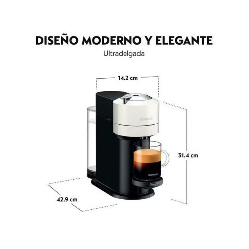 Cafetera de cápsulas Nespresso De'Longhi Vertuo Next para cápsulas Nespresso Vertuo Blanco