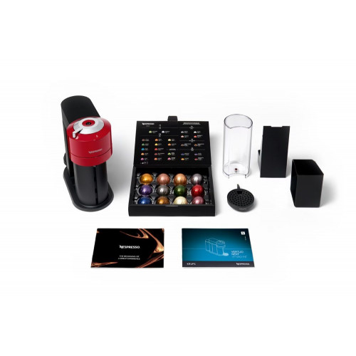 Cafetera de cápsulas Nespresso Krups Vertuo Next para cápsulas Nespresso Vertuo Rojo