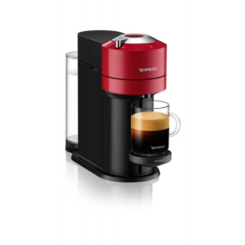 Cafetera de cápsulas Nespresso Krups Vertuo Next para cápsulas Nespresso Vertuo Rojo