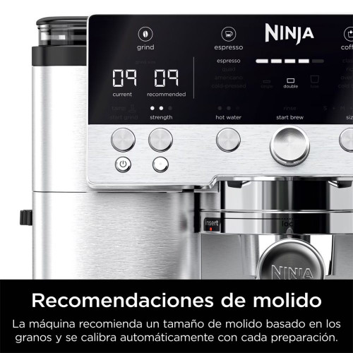 Cafetera espresso 3 en 1 Ninja Luxe Café Premier ES601EU 1650W Negro