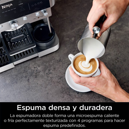 Cafetera espresso 3 en 1 Ninja Luxe Café Premier ES601EU 1650W Negro