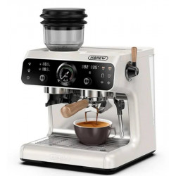 Cafetera espresso H7b con sistema de calentamiento dual portafiltros de 58 mm y molinillo integrado con 30 configuraciones de tamaño Hibrew