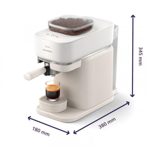 Cafetera Espresso Philips Baristina BAR320/00 1,2 L 16 Bares con molinillo cerámico