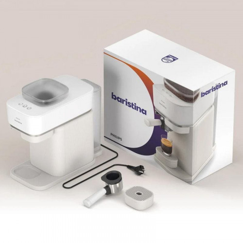 Cafetera Espresso Philips Baristina BAR320/00 1,2 L 16 Bares con molinillo cerámico
