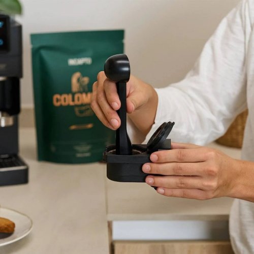 Cafetera fácil de usar semi automatica con brazo rebajada INCAPTO Juno