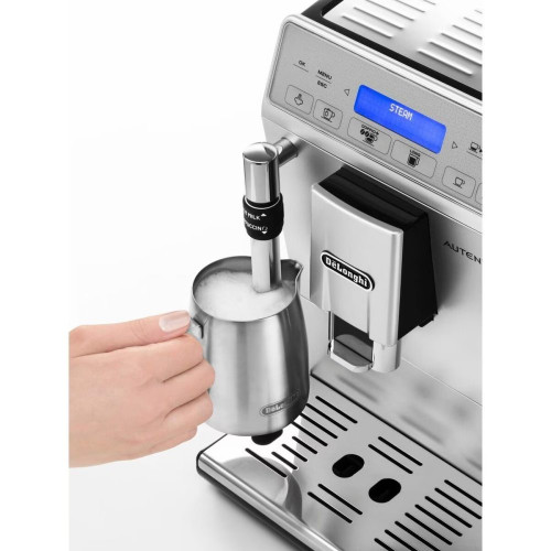 Cafetera superautomática De´Longhi Autentica Plus ETAM29.620.SB Espresso con función long y Doppio Gris