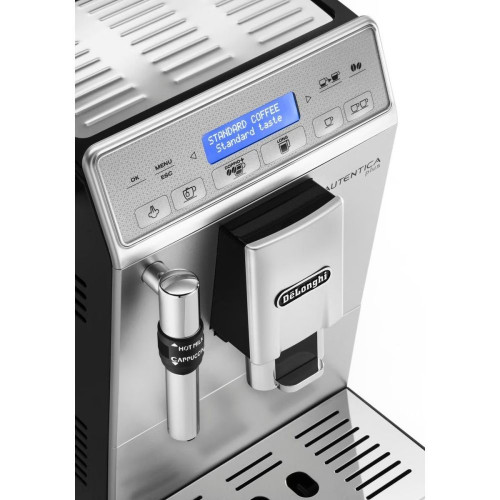 Cafetera superautomática De´Longhi Autentica Plus ETAM29.620.SB Espresso con función long y Doppio Gris