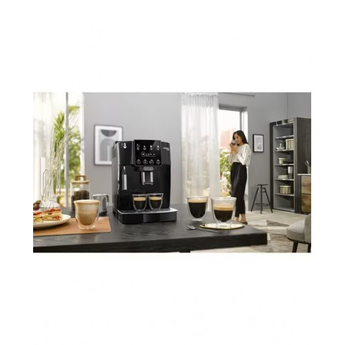 Cafetera superautomática De´Longhi Magnifica Start ECAM220.21.B con 4 recetas y molinillo incorporado Negro