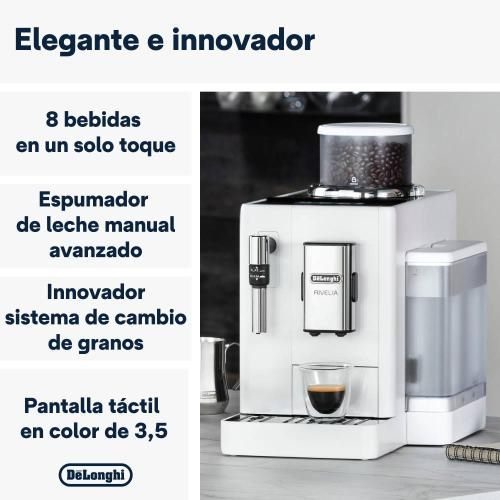 Cafetera superautomática De'Longhi Rivelia EXAM440.35.W