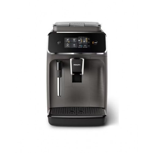 Cafetera Superautomática Philips Serie 2200 con espumador de leche Gris cachemir