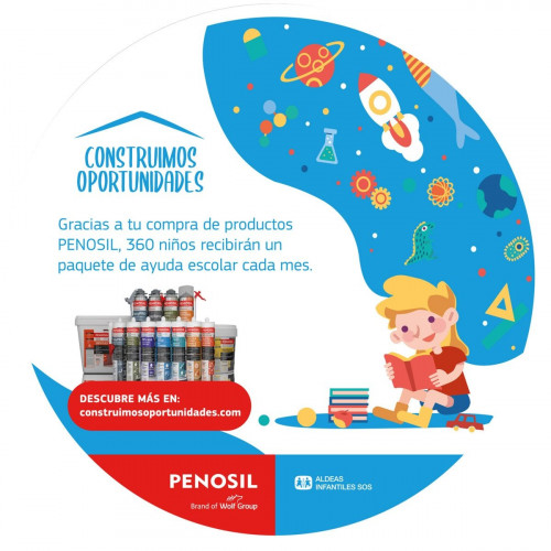 Caja de 12 espumas de poliuretano PENOSIL 700 ml + pistola