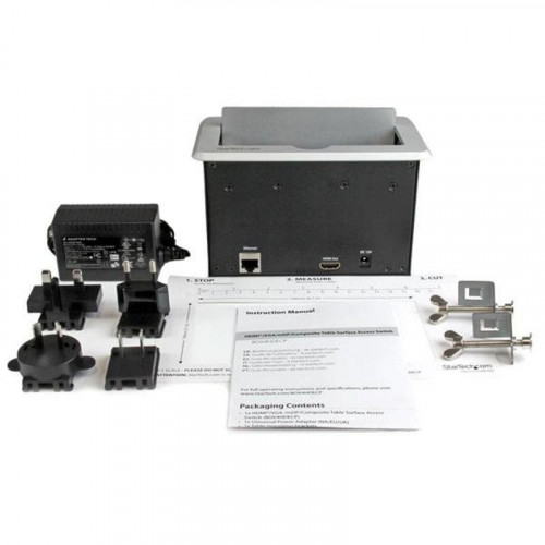 Caja de Conectividad para Mesa de Juntas StarTech.com BOX4HDECP HDMI VGA Mini DisplayPort
