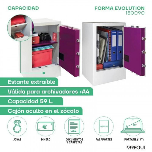 Caja fuerte arregui 150090 con código y llave