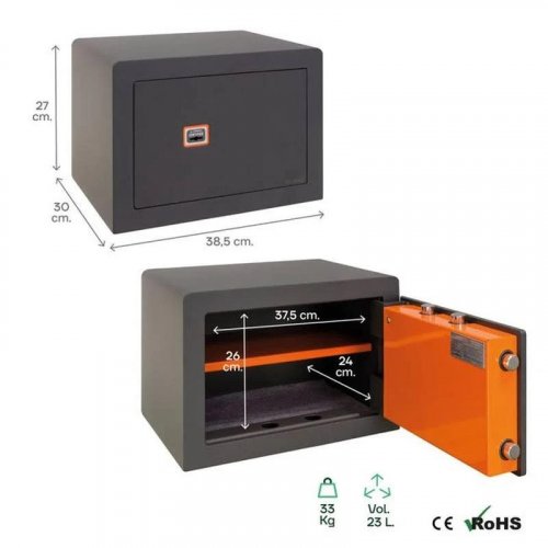 Caja fuerte arregui 180340 con llave