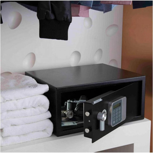Caja fuerte con Cerradura Electrónica Yale Negro 24 L 20 x 43 x 35 cm Acero