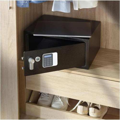Caja fuerte con Cerradura Electrónica Yale Negro 24 L 20 x 43 x 35 cm Acero