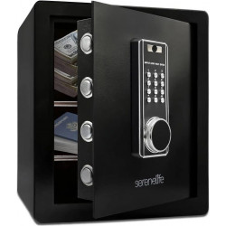 Caja Fuerte Electrónica Grande Serenelife Diseño Duradero Digital Fácil de Usar