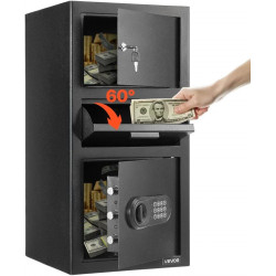 Caja fuerte electrónica VEVOR de 3 niveles con ranura frontal