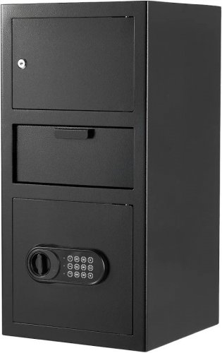 Caja fuerte electrónica VEVOR de 3 niveles con ranura frontal