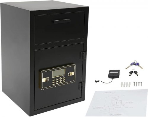 Caja fuerte para dinero y correo Caja fuerte para depósito de efectivo