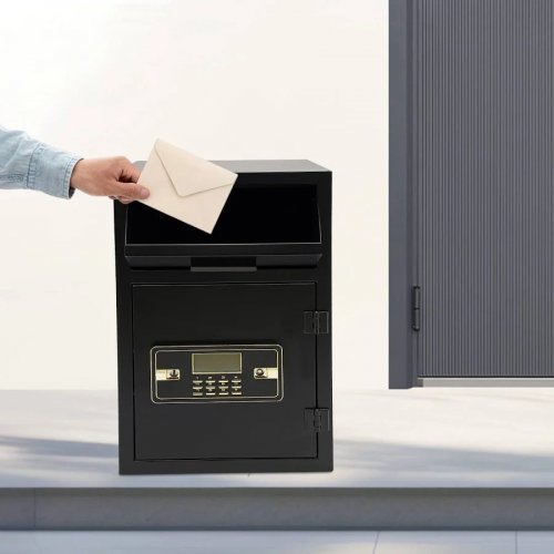 Caja fuerte para dinero y correo Caja fuerte para depósito de efectivo