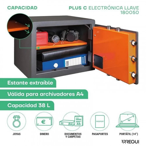 Caja fuerte sobreponer plus c electrónica Arregui