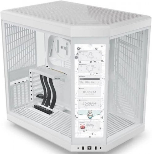 Caja Pc Atx Semitorre Hyte Y70 Touch Infinite Negra Blanca