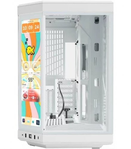Caja Pc Atx Semitorre Hyte Y70 Touch Infinite Negra Blanca