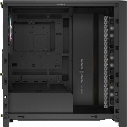 Caja torre Corsair FRAME 4000D LCD RS ARGB lateral LCD, 4 ventiladores ARGB, E-ATX, negro