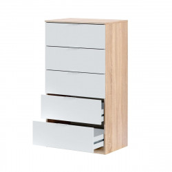 Cajonera KIT ALAYA 5 cajones Roble Canadian y Blanco Artik 110x60x40cm