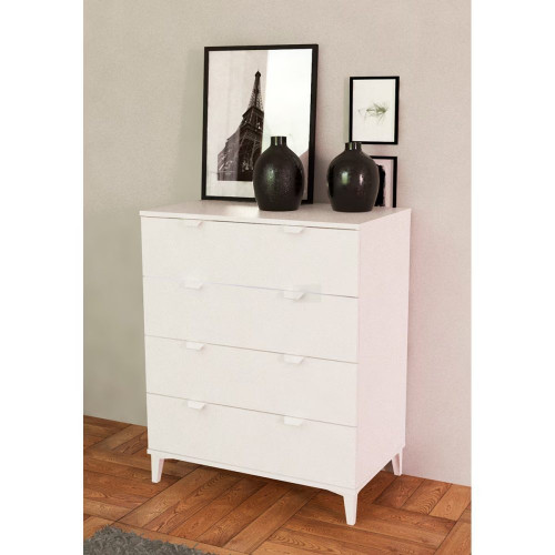 Cajonera Melamina 4 Cajones con Patas