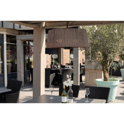 Calefactor colgante Artix Corda 1800 W Halógeno Marrón Sunred