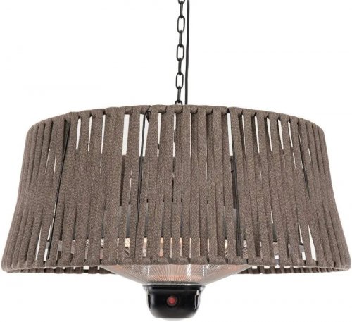 Calefactor colgante Artix Corda 1800 W Halógeno Marrón Sunred