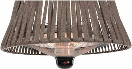 Calefactor colgante Artix Corda 1800 W Halógeno Marrón Sunred