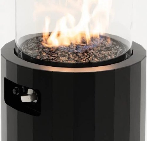 calefactor de gas exterior bino hasta 8 kw cilíndrico portátil
