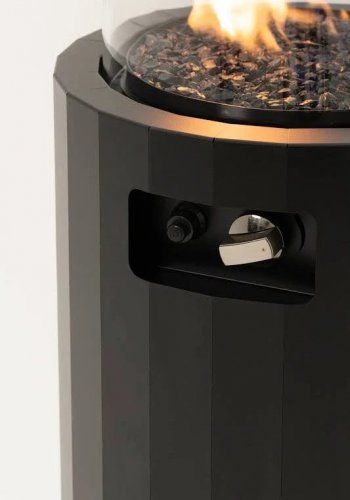 calefactor de gas exterior bino hasta 8 kw cilíndrico portátil