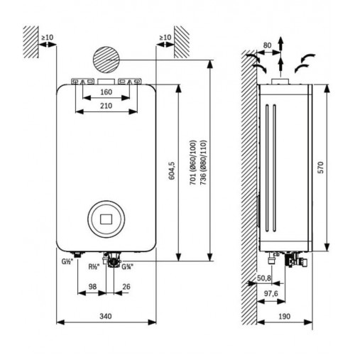 Calentador Bosch T660012D31R