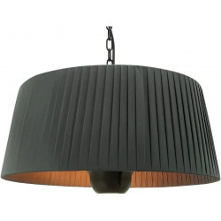 Calentador eléctrico para Exteriores colgante Sirmione 1800w negro