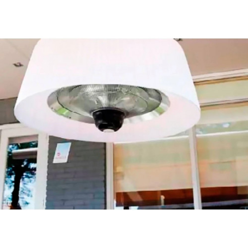 Calentador eléctrico para Exteriores colgante Sirmione 1800w negro