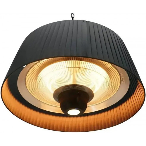 Calentador eléctrico para Exteriores colgante Sirmione 1800w negro
