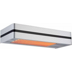 Calentador Infrarrojo Exterior Plata 2000w Sined Caldo I Box