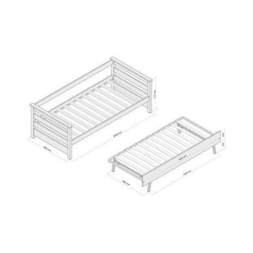 Cama nido Andrea EuroVolter Blanco